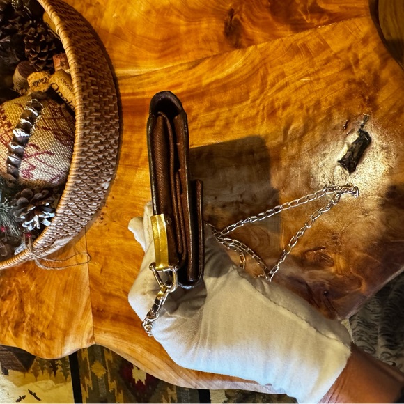 Louis Vuitton vintage monogram international long wallet converted Crossbody - Picture 5 of 16